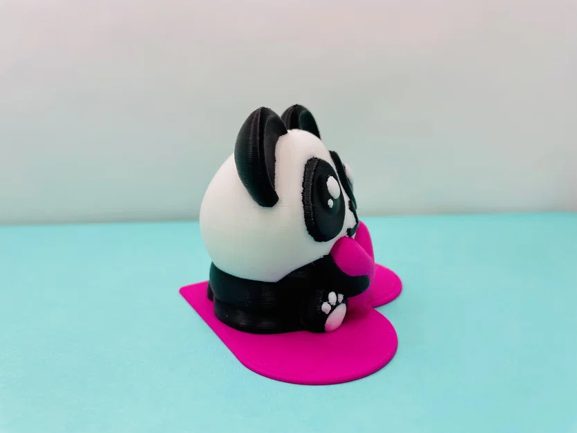 Mô hình gấu trúc Panda ôm trái tim 3D cực dễ thương - Image 11