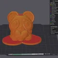 Mô hình gấu trúc Panda ôm trái tim 3D cực dễ thương - Thumbnail 13