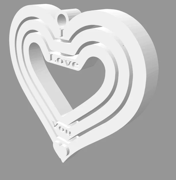 Dây chuyền trái tim Gyro V2 - Món quà I Love You ý nghĩa - Image 1