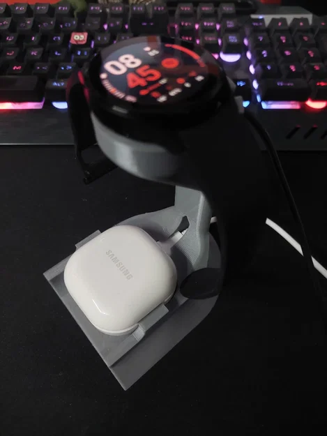 Đế sạc đa năng cho Galaxy Watch 4 và Galaxy Buds FE in 3D - Image 1