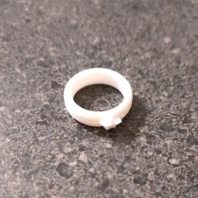 Nhẫn hình ngôi sao xinh xắn cho bé (đường kính 14mm)