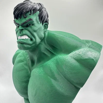 Tượng Bán Thân Hulk - Nhiều Màu - Không Cần Supports