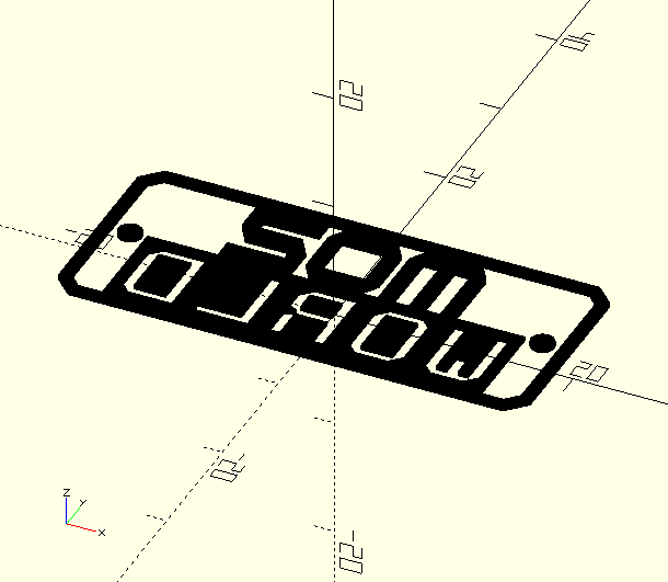 SVG2PLATE.scad: Làm plate nhiều màu bằng phần mềm mã nguồn mở (SVG→STL + openSCAD) - Image 1
