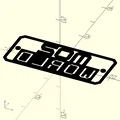 SVG2PLATE.scad: Làm plate nhiều màu bằng phần mềm mã nguồn mở (SVG→STL + openSCAD) - Thumbnail 1