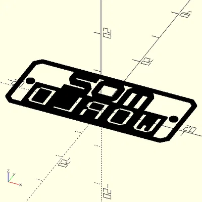 SVG2PLATE.scad: Làm plate nhiều màu bằng phần mềm mã nguồn mở (SVG→STL + openSCAD)