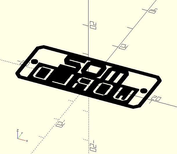 SVG2PLATE.scad: Làm plate nhiều màu bằng phần mềm mã nguồn mở (SVG→STL + openSCAD)