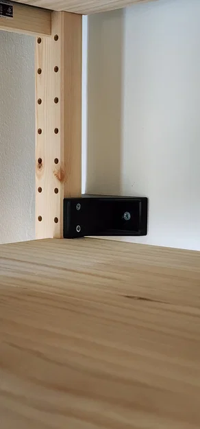 Giá treo tường kệ IKEA IVAR (wall mount bracket) có khoảng hở đi dây - Image 3