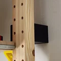 Giá treo tường kệ IKEA IVAR (wall mount bracket) có khoảng hở đi dây - Thumbnail 5