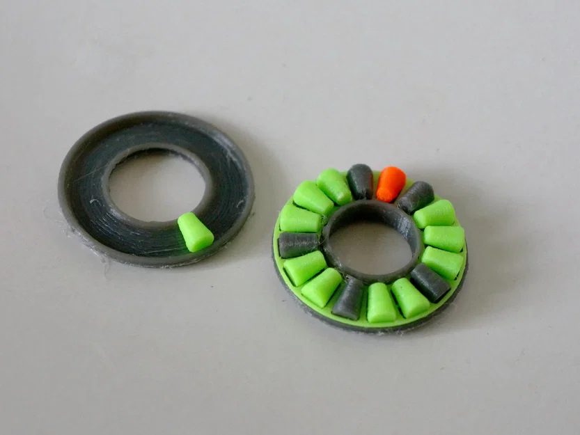 Vòng bi xoay Lazy Susan (Axial Roller Bearing) in 3D - Image 1