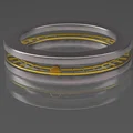 Vòng bi xoay Lazy Susan (Axial Roller Bearing) in 3D - Thumbnail 2