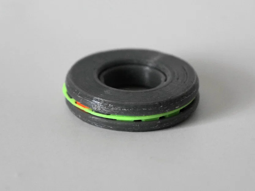 Vòng bi xoay Lazy Susan (Axial Roller Bearing) in 3D - Image 3