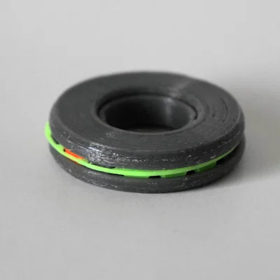 Vòng bi xoay Lazy Susan (Axial Roller Bearing) in 3D
