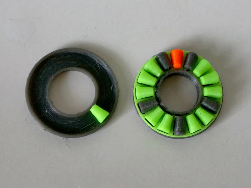 Vòng bi xoay Lazy Susan (Axial Roller Bearing) in 3D - Image 5