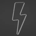 Khung đèn Neon hình tia chớp (Lightning Bolt) trang trí độc đáo - Thumbnail 1