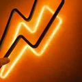 Khung đèn Neon hình tia chớp (Lightning Bolt) trang trí độc đáo - Thumbnail 9