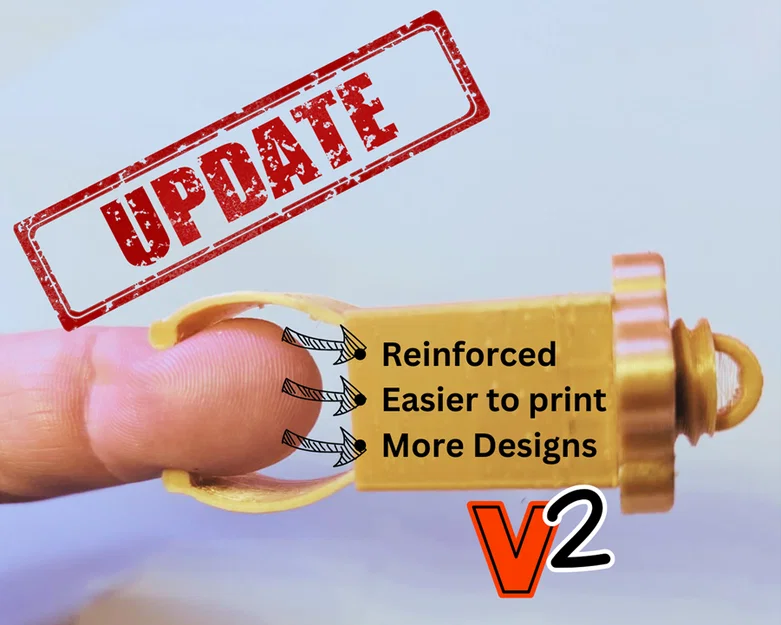V2 Kẹp 100% Printable – Không chỉ dùng cho nipple! :) - Image 1