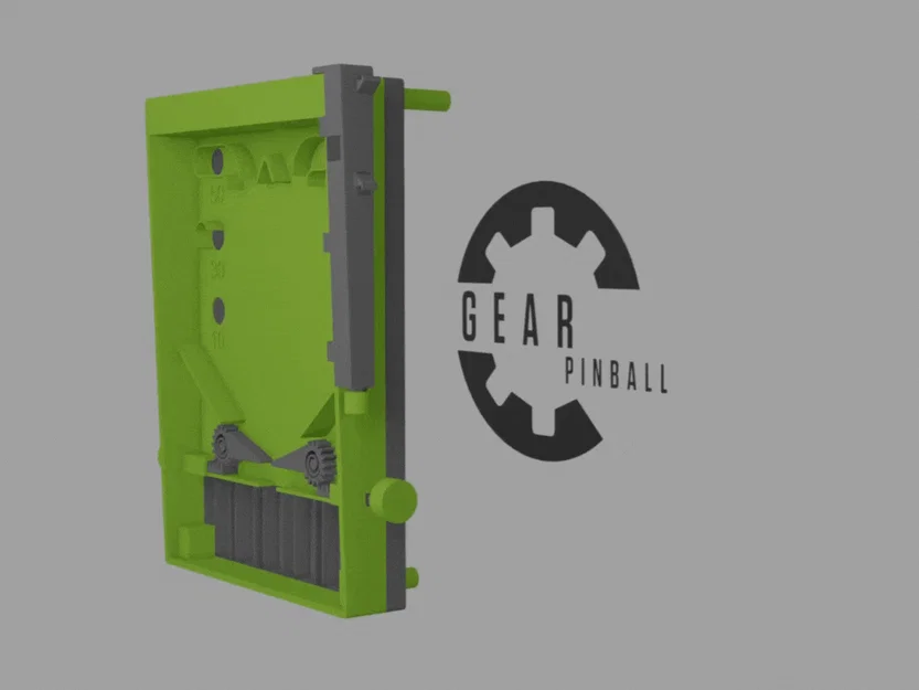 Gear Pinball - Máy pinball bánh răng in 3D full chức năng đầu tiên - Image 1