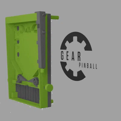 Gear Pinball - Máy pinball bánh răng in 3D full chức năng đầu tiên