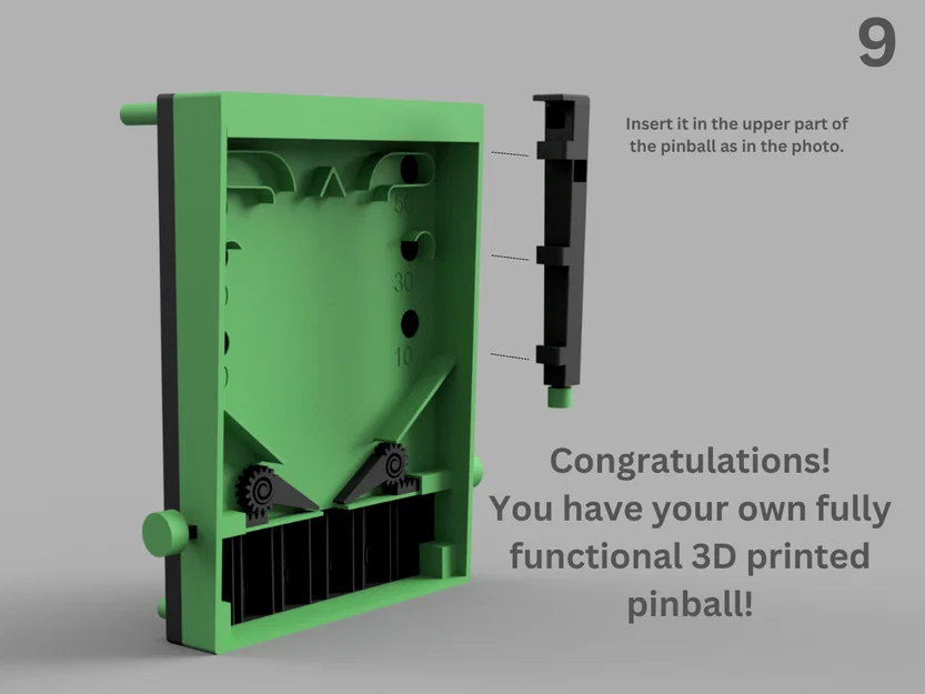 Gear Pinball - Máy pinball bánh răng in 3D full chức năng đầu tiên - Image 6