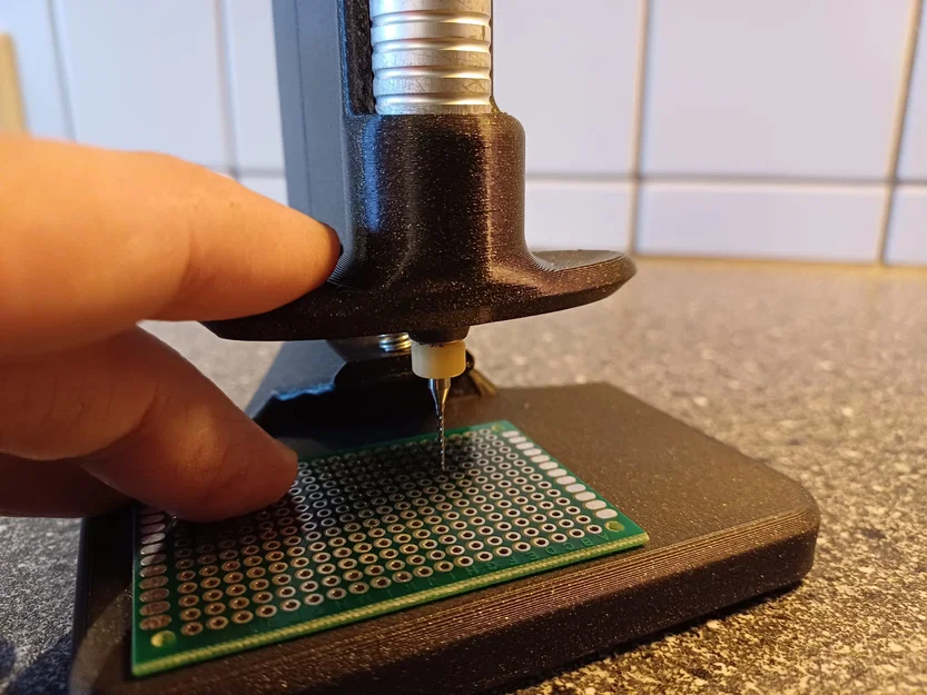 PCB Drill – Chân đế khoan PCB dẫn hướng tuyến tính cho Proxxon - Image 1