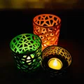 Giá đỡ nến LED Voronoi (bản cập nhật) - Voronoi LED Tea Light Holder (*updated*) - Thumbnail 3