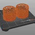 Giá đỡ nến LED Voronoi (bản cập nhật) - Voronoi LED Tea Light Holder (*updated*) - Thumbnail 4