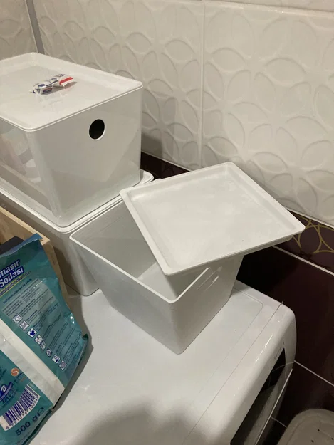 Hộp IKEA Kuggis kèm nắp - Image 1