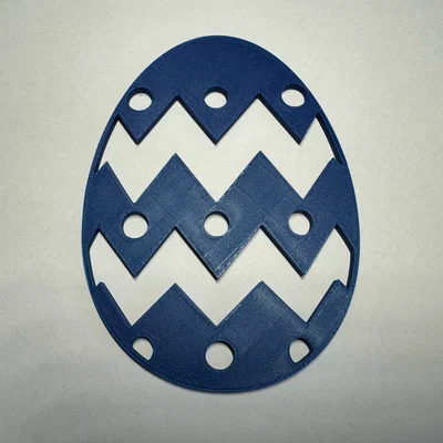 Mẫu in 3D trứng Phục sinh (Easter Egg) trang trí độc đáo