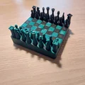Bộ cờ vua di động (không cần lắp ráp, không cần supports) - Thumbnail 1