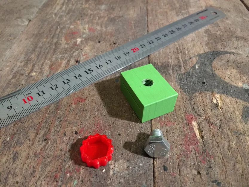 Cữ chặn thước thép (Steel Ruler Marking Gauge) in 3D tiện lợi - Image 2