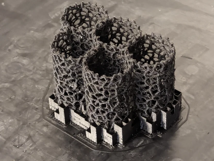 Nhà trú ẩn tổ ong 5 ống in 3D cho cá và tôm cảnh - Image 1