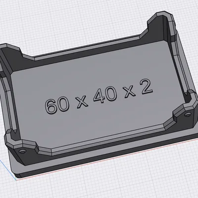 Nắp bịt đầu cột hàng rào 60x40mm in 3D chất lượng cao