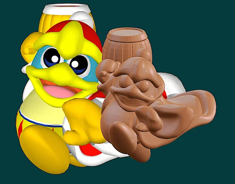 Mô hình 3D King Dedede từ game Kirby cực đẹp để trưng bày - Image 1