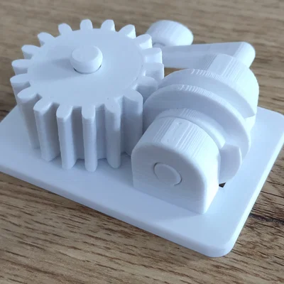 Bộ Truyền Trục Vít (Worm Gear Drive) - Test Print-in-Place