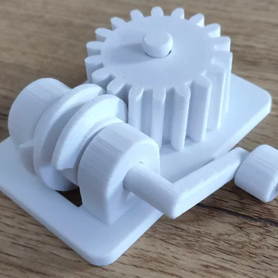 Bộ Truyền Trục Vít (Worm Gear Drive) - Test Print-in-Place