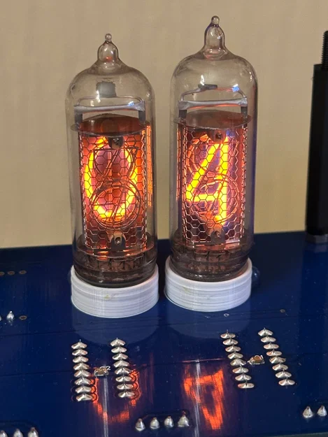 Đế socket & dụng cụ canh chân cho bóng Nixie IN-14 - Image 1