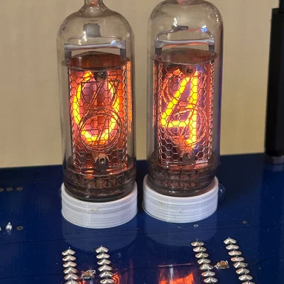 Đế socket & dụng cụ canh chân cho bóng Nixie IN-14