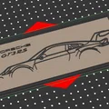Mô hình trang trí 3D Porsche GT3RS - Thiết kế tối giản tinh tế - Thumbnail 2
