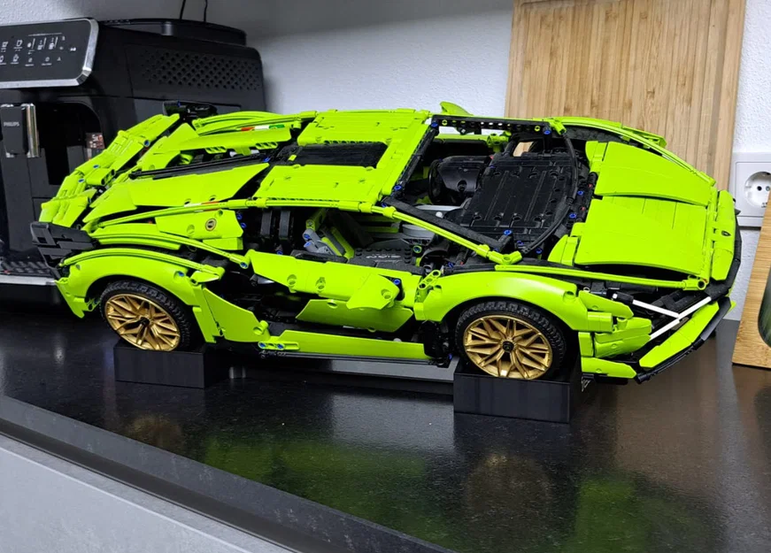 Chân đế Lego Technic Lamborghini Sîan (nghiêng 30°) - Image 4