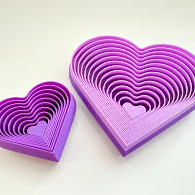 Đồ chơi Fidget Trái Tim Xếp Lớp (2 kích cỡ)