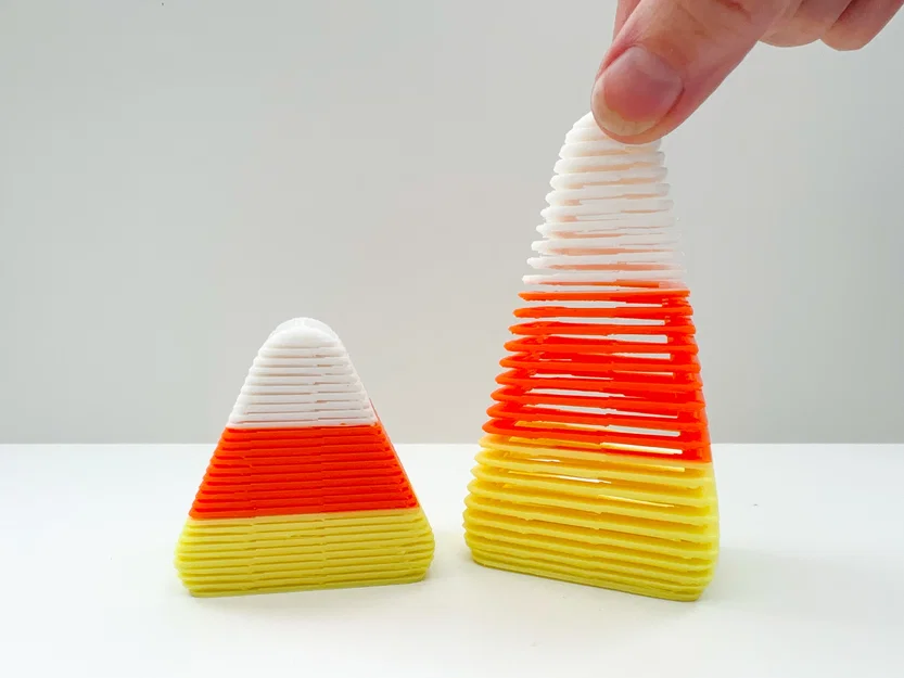 Đồ chơi Candy Corn co giãn, đàn hồi (Stretchy, Springy Candy Corn Toy) - Image 1