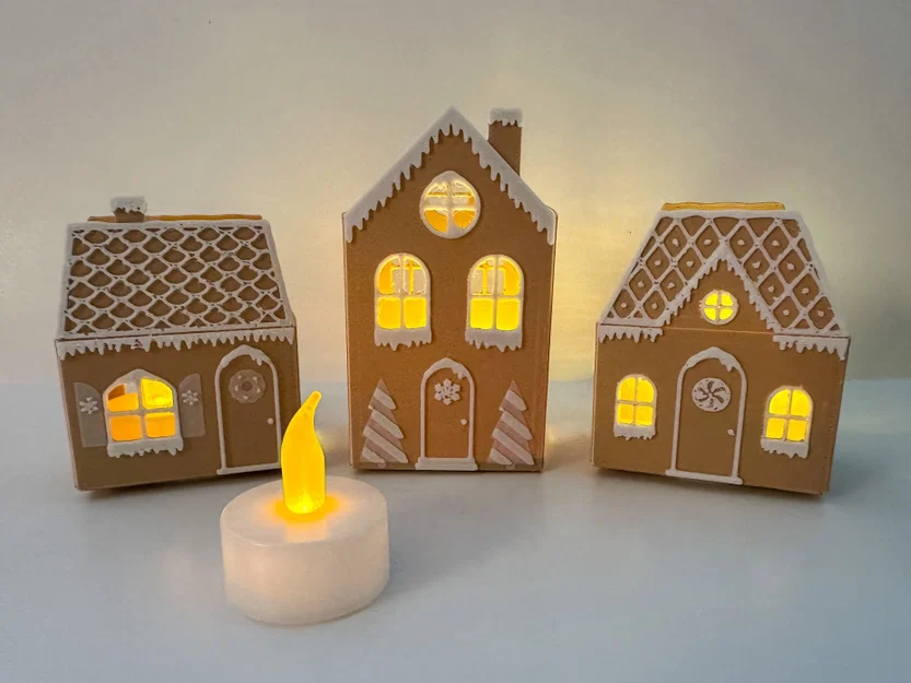 Nhà Bánh Gừng Mini (dùng cho nến tealight) - Image 1