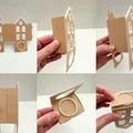 Nhà Bánh Gừng Mini (dùng cho nến tealight) - Thumbnail 4
