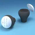 Núm vặn cần số 2 mảnh in 3D cho xe hơi - Manopla Cambio - Thumbnail 1