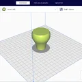 Núm vặn cần số 2 mảnh in 3D cho xe hơi - Manopla Cambio - Thumbnail 2