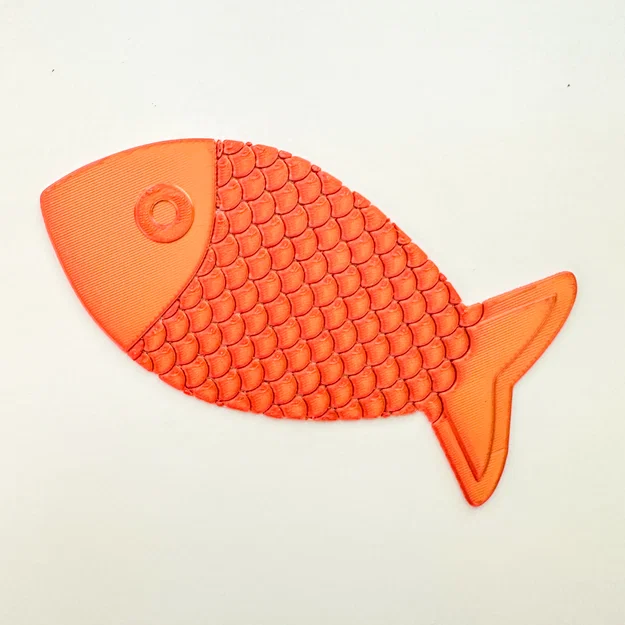 In 3D Kết Hợp Vải: Cá Mềm Oặt (Floppy Fish) - Image 1