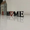Mô hình trang trí chữ HOME hình trái tim 3D đơn giản tinh tế - Thumbnail 2