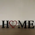 Mô hình trang trí chữ HOME hình trái tim 3D đơn giản tinh tế - Thumbnail 4