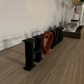Mô hình trang trí chữ HOME hình trái tim 3D đơn giản tinh tế - Thumbnail 5