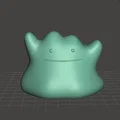 Mô hình heo đất tiết kiệm Pokémon Ditto in 3D cực dễ thương - Thumbnail 1